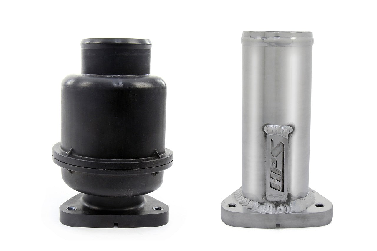 17-122WB+17-131WB HPS Black Hot Side Intercooler Charge Pipe+Resonator Tube For 16+ IS/GS/RC 2.0T