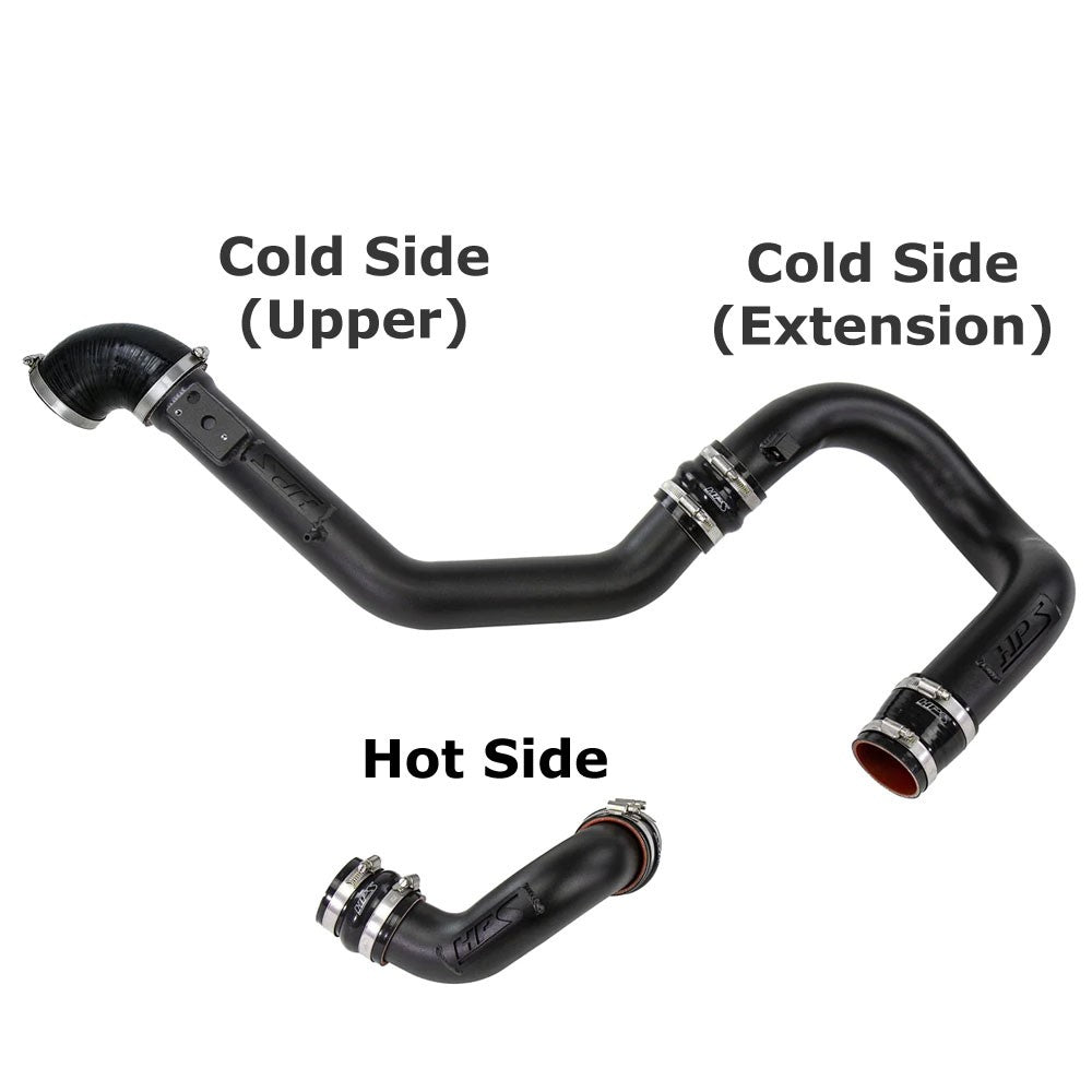 17-141P HPS Polish 3PCs Cold/Hot Intercooler Charge Pipe For 18-22 Accord 2.0L Turbo CV2