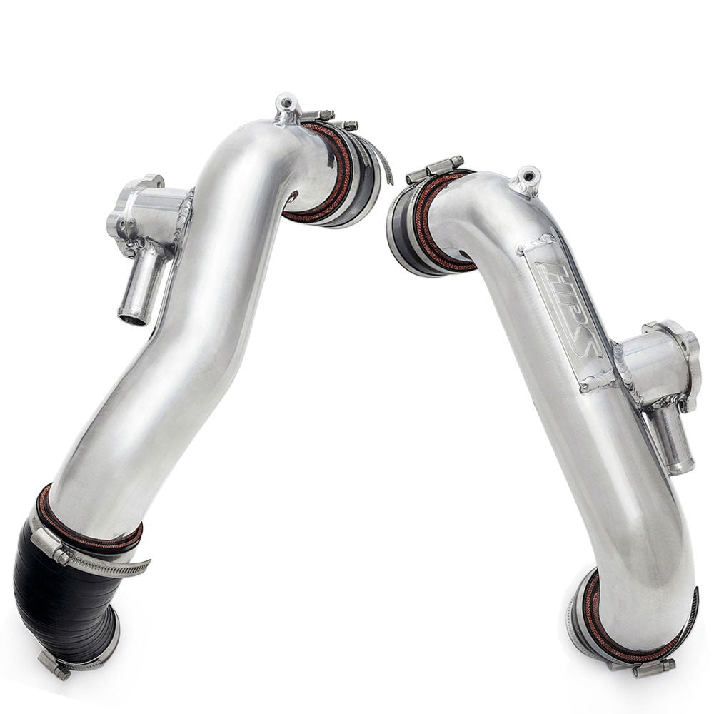 HPS Polish Hold Side Intercooler Charge Pipe Kit For 23+ Sequoia / 22+ Tundra