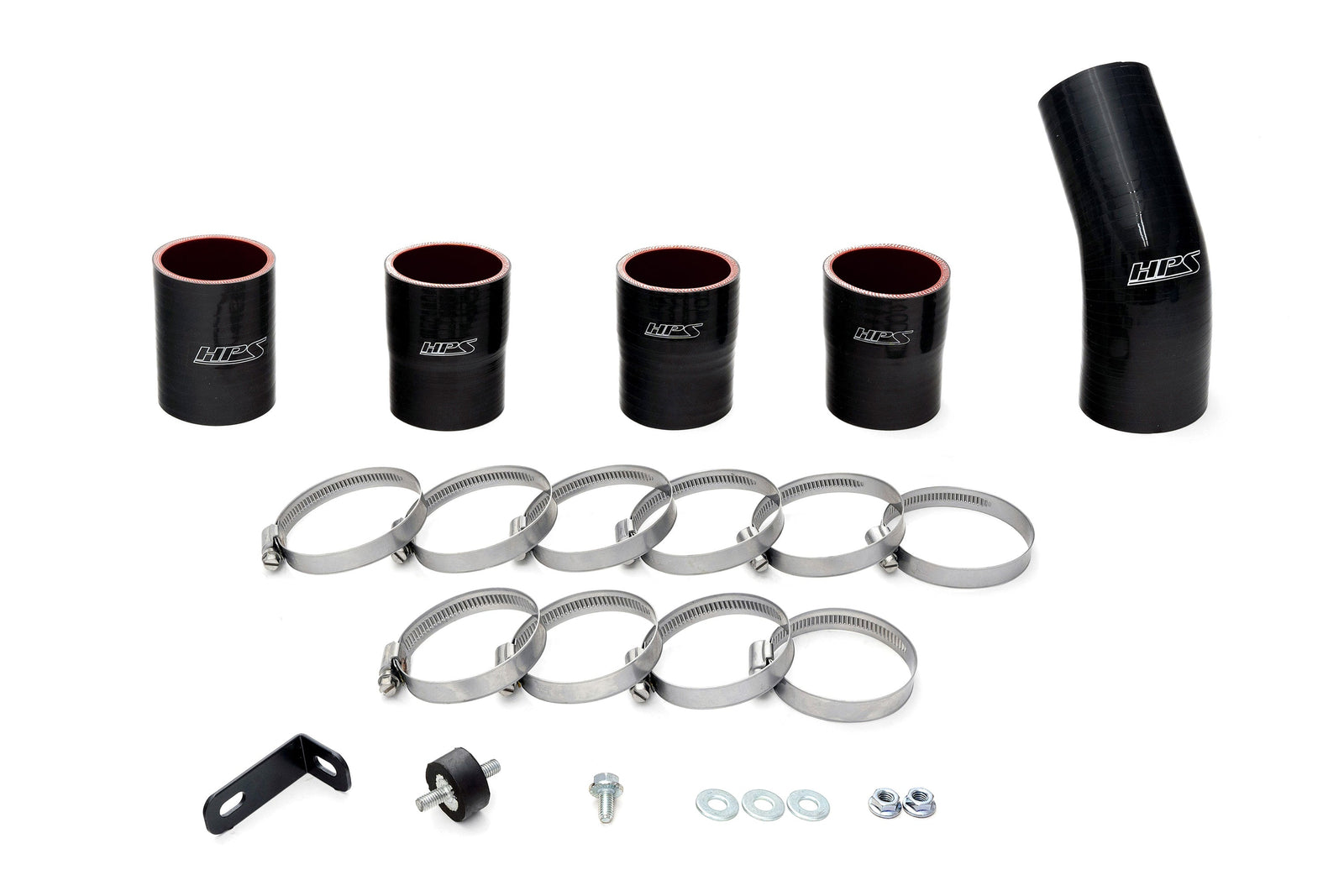 827-735R+17-153P HPS Polish/Red Hot/Cold Intercooler Charge Pipe+Air Intake For 23-25 GR Corolla