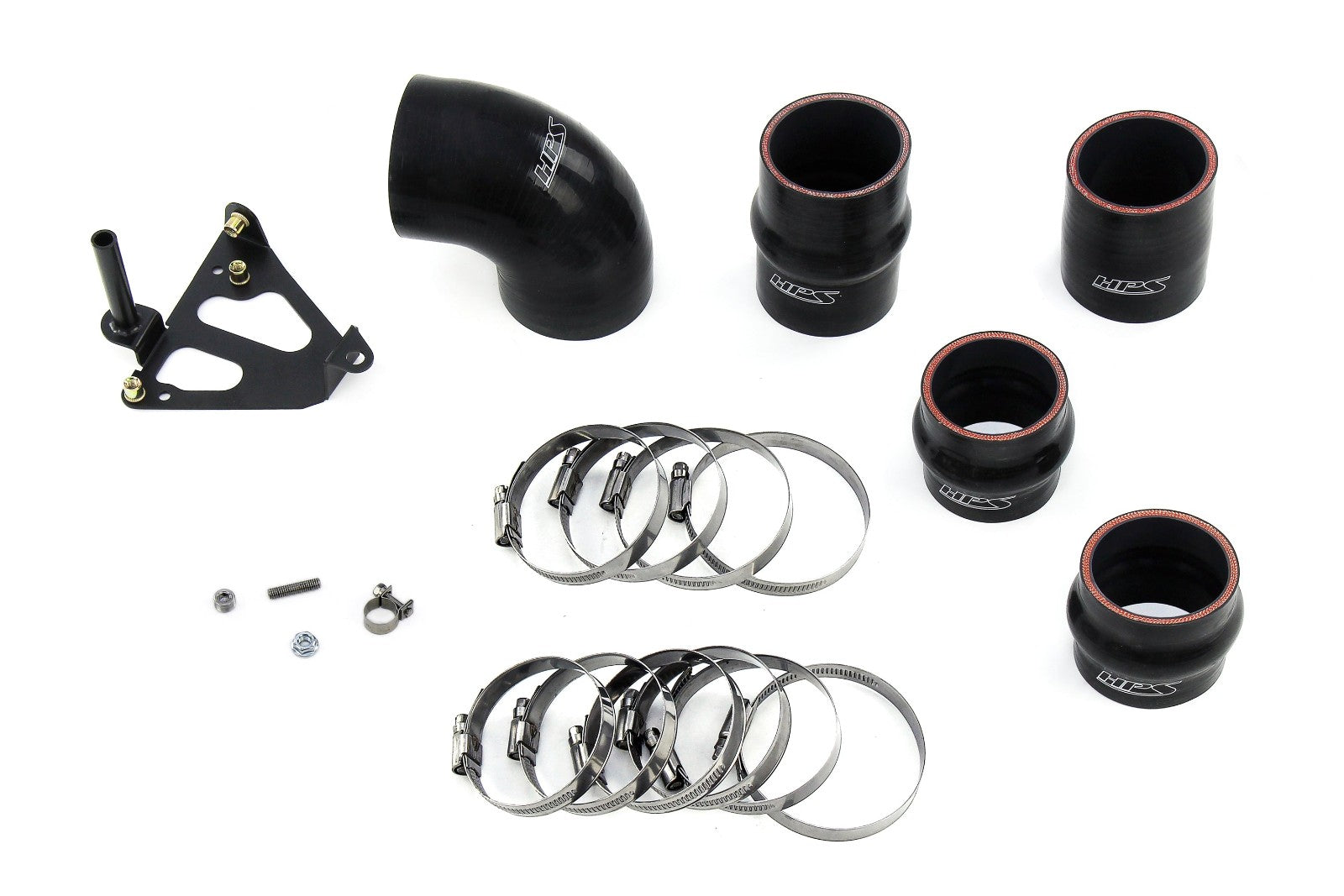 827-741P+17-156P HPS Polish Air Intake+Charge Pipe Kit For Integra TypeS DE5/Civic TypeR FL5