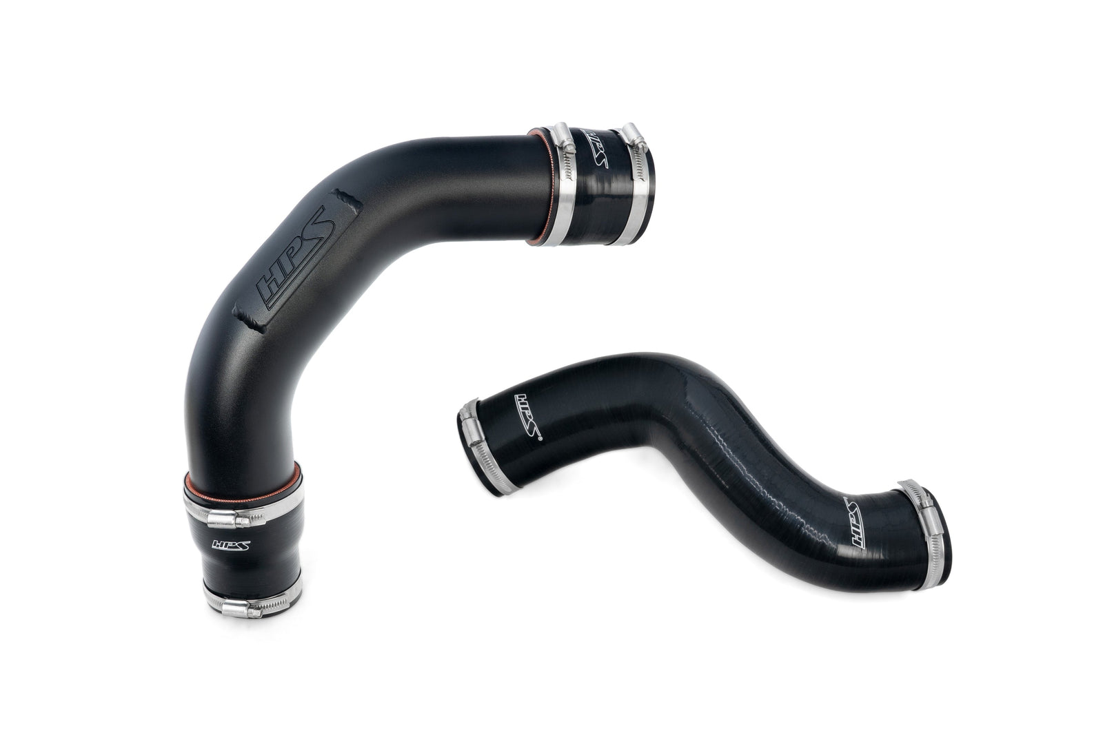 17-164WB HPS Black Hot & Cold Side Intercooler Charge Pipe Hose Kit For 21-25 TLX Type-S
