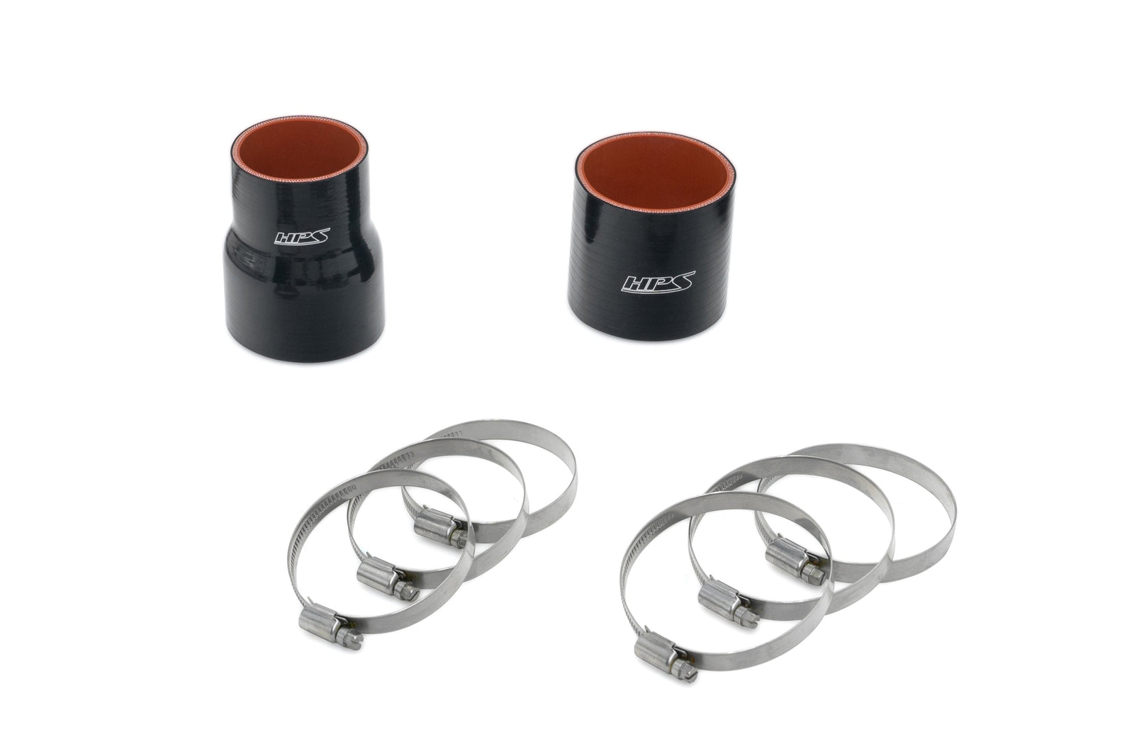 17-164WB HPS Black Hot & Cold Side Intercooler Charge Pipe Hose Kit For 21-25 TLX Type-S
