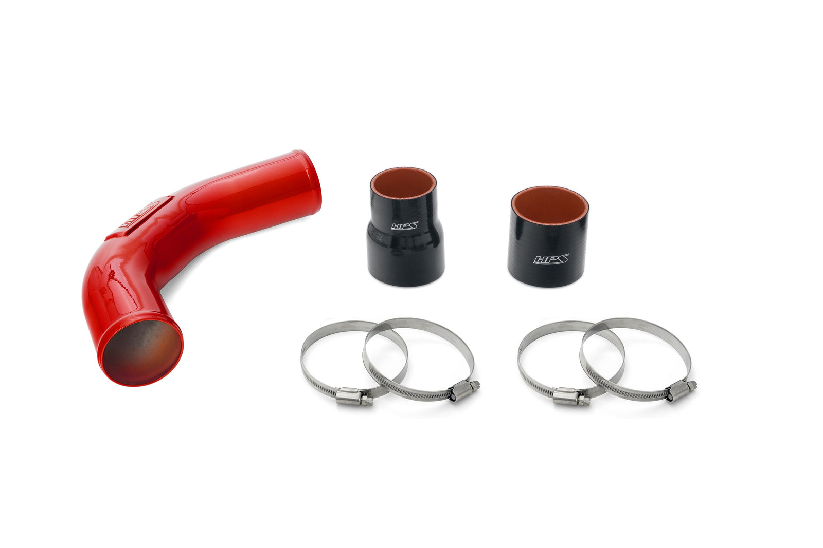 17-168R HPS Red Cold Side Intercooler Charge Pipe Hose Kit For 21-25 Acura TLX Type-S