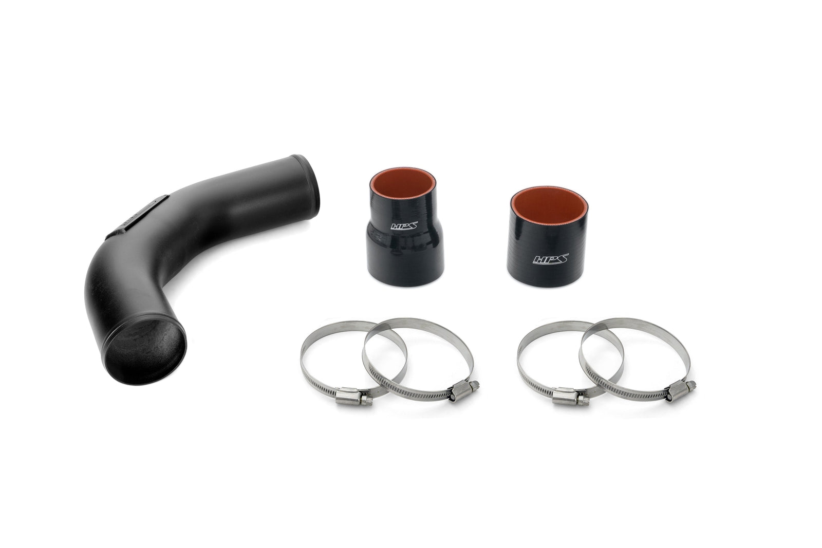 17-168WB HPS Black Cold Side Intercooler Charge Pipe Hose Kit For 21-25 Acura TLX Type-S