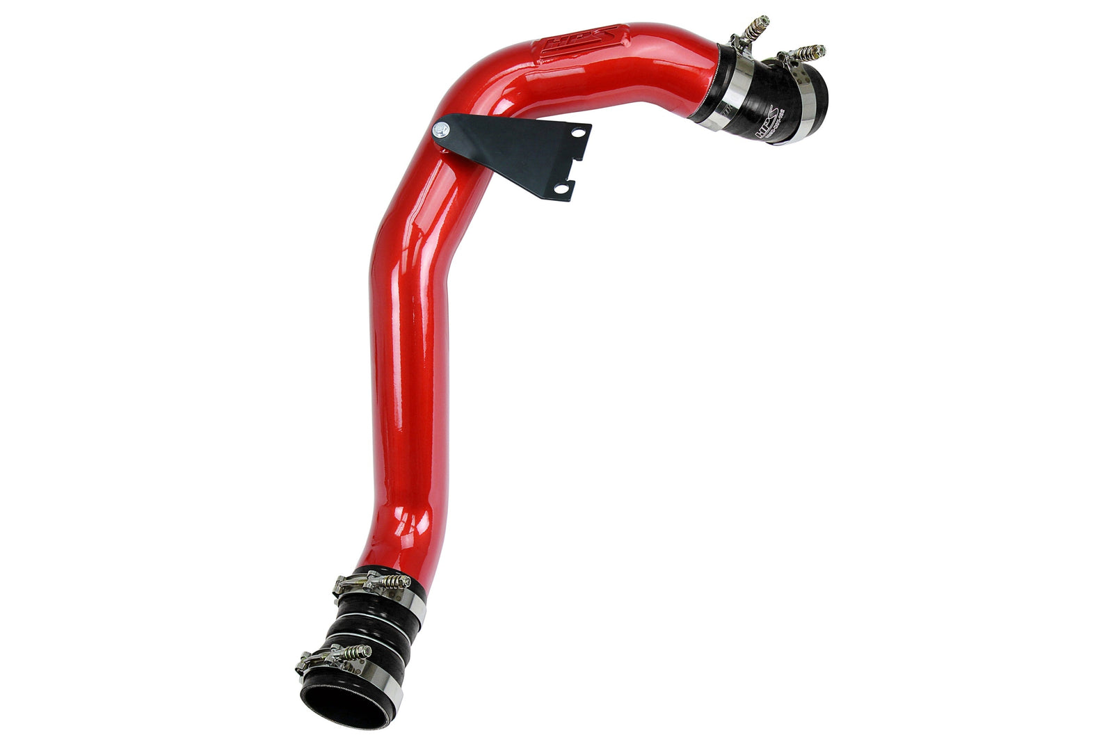 HPS Hot Side Intercooler Boots Charge Pipe with CAC Hose Kit for 03-07 Ford F-Series Super Duty 6.0L Diesel Turbo - red product photo