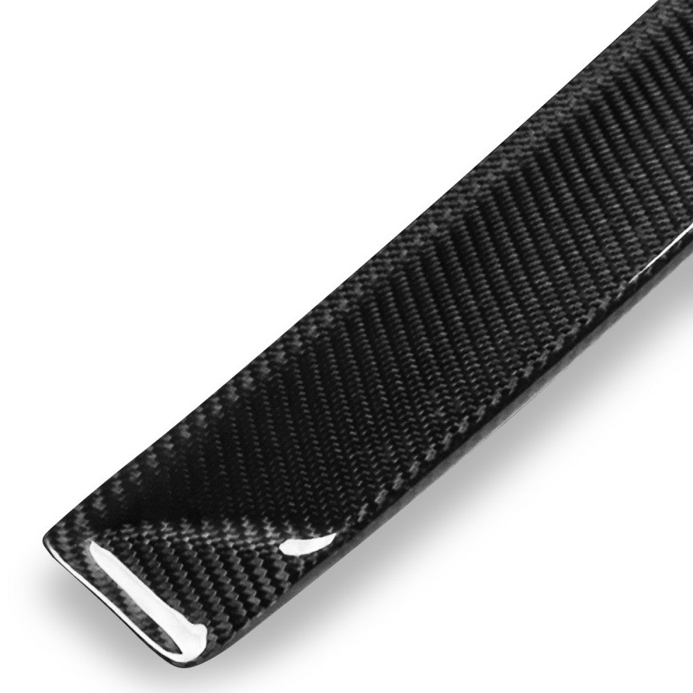 Black Carbon Fiber Rear Window Roof Spoiler For 12-19 BMW 3-Series F30/F80 Sedan