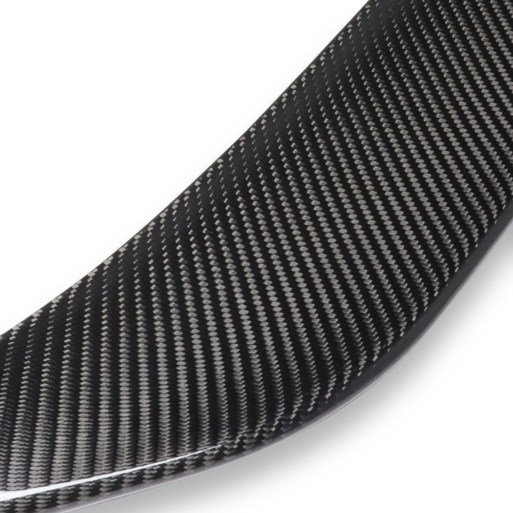 Black Carbon Fiber Rear Trunk Lid Spoiler AR Style For 14-20 IS-Series XE30 4DR
