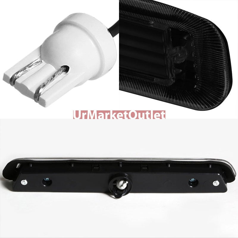 Black Housing Smoke Len Rear Third Brake Red LED Light For 03-09 4Runner N210