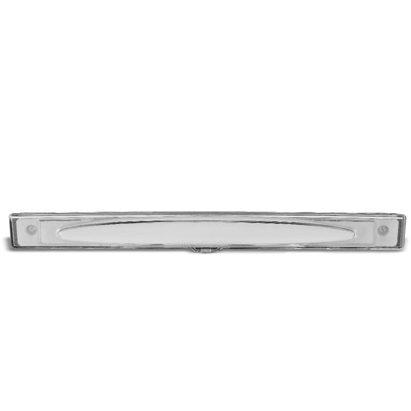 Chrome Housing Clear Lens LED Rear 3RD Third Brake Light Lamp For 05-13 Corvette