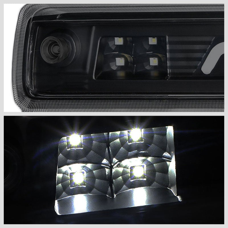 Black Housing Smoked Lens 3D LED Third Brake+Cargo Light For 15-18 Colorado