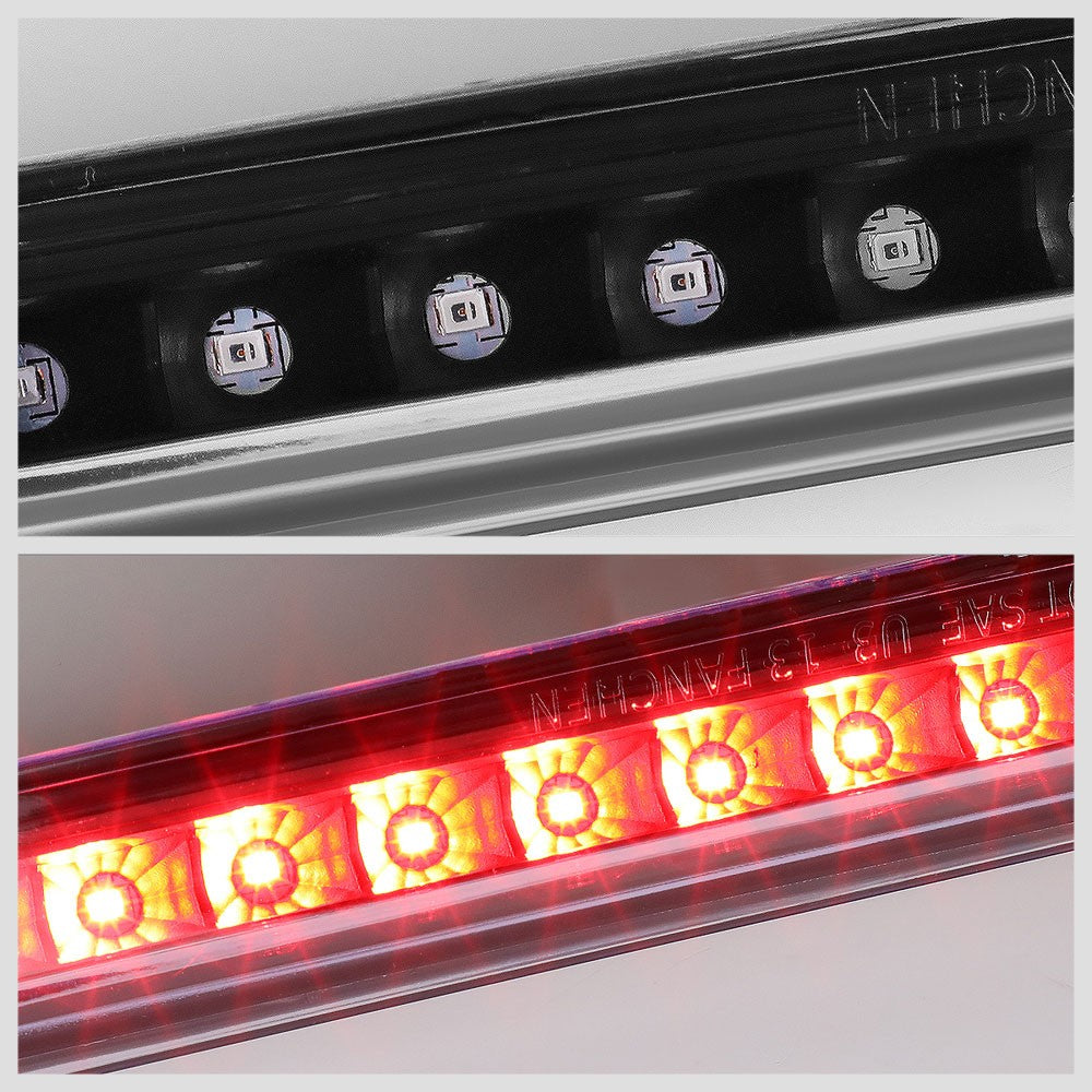 Black Housing/Clear Len LED Rear Tail Third Brake Light For 15-18 Chevrolet Trax