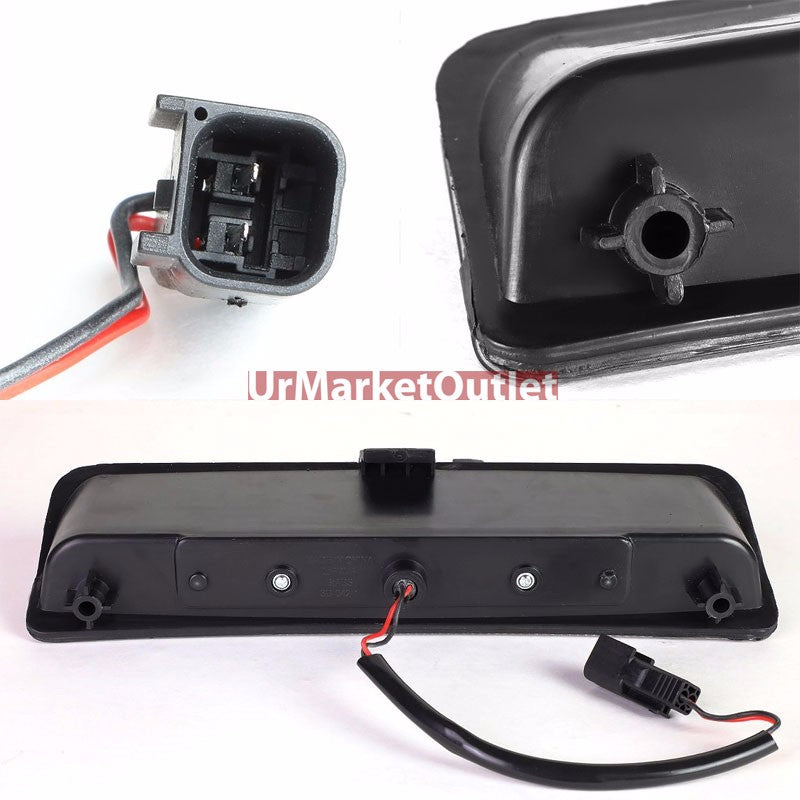 Black Housing Clear Len Third Brake Red LED Light For Ford 11-15 Explorer U502