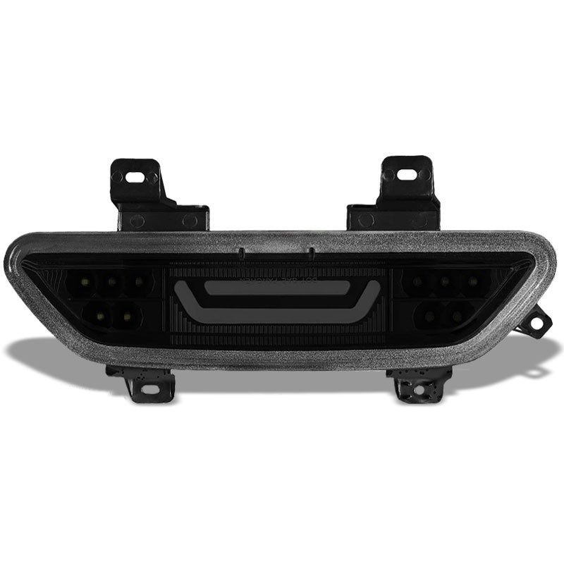 Smoke Lens/Black Housing 3D LED Rear Third Brake Light for 15-18 Ford Mustang