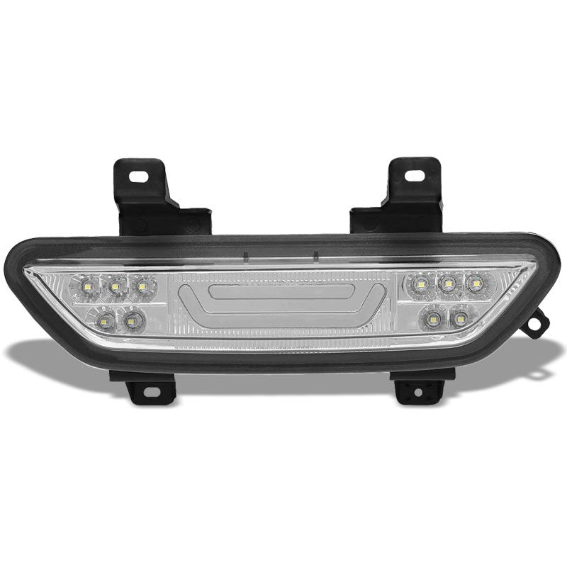 Clear Lens/Chrome Housing 3D LED Tail Third Brake Light for 15-18 Ford Mustang