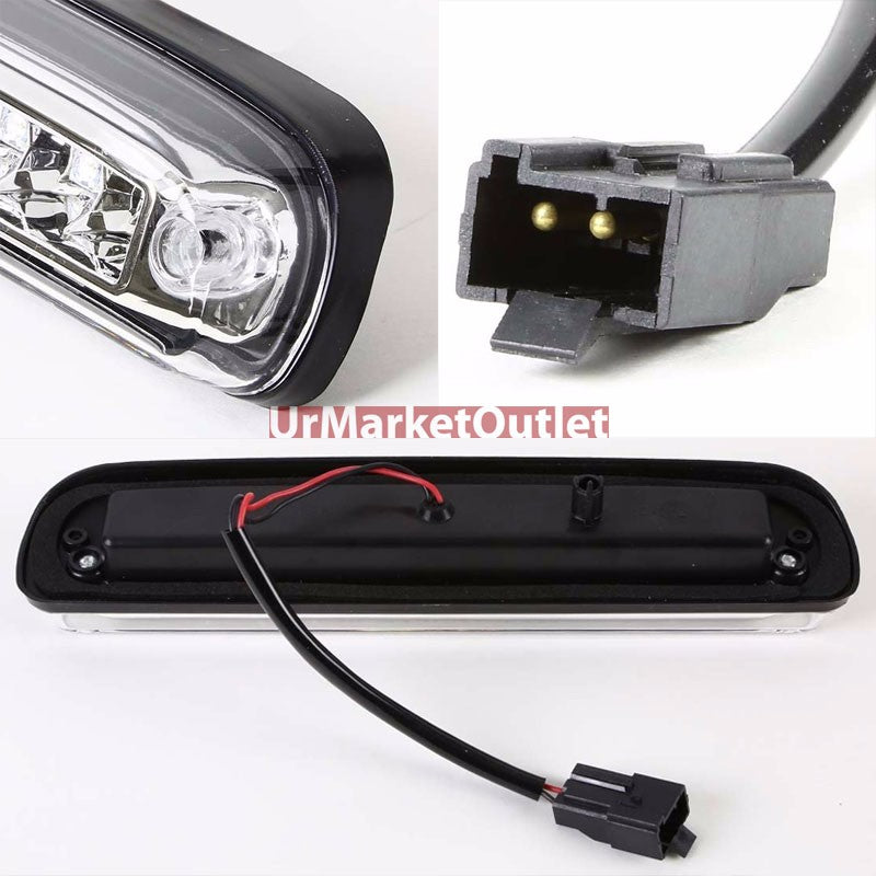 Chrome Housing Clear Len Third Brake Light For 99-16 F250/350/450/550 Superduty