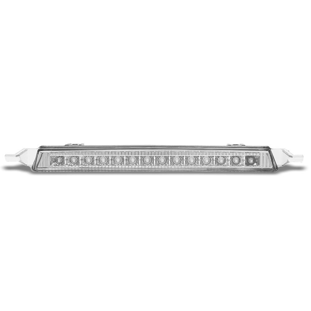 Chrome Housing/Clear Len LED Rear Third Brake Light For 09-17 Chevrolet Traverse