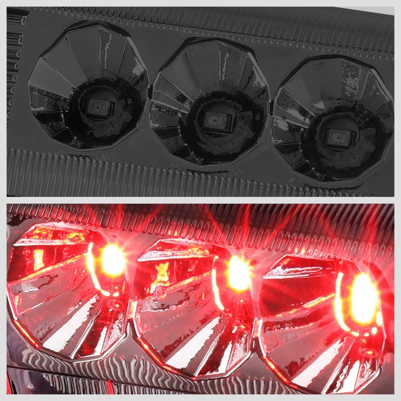 3D LED Rear Third Brake Light Chrome Housing Smoke Lens For 00-06 GMC Yukon XL