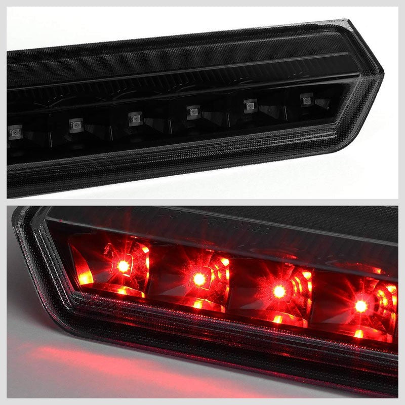 Black Housing Smoke Lens LED Rear 3RD Third Brake Light Lamp For 15-17 Tahoe