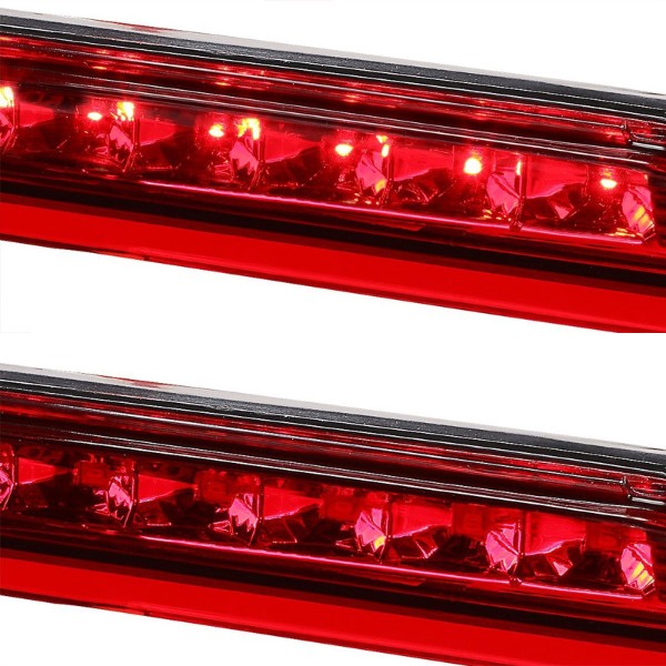 Black Housing/Red Lens Third Brake Red LED Light Lamp For Chevy 10-17 Equinox