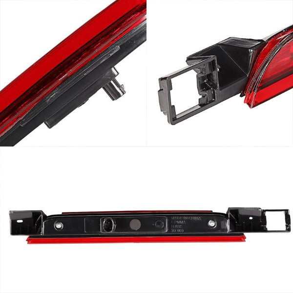 Black Housing/Red Lens Third Brake Red LED Light Lamp For Chevy 10-17 Equinox