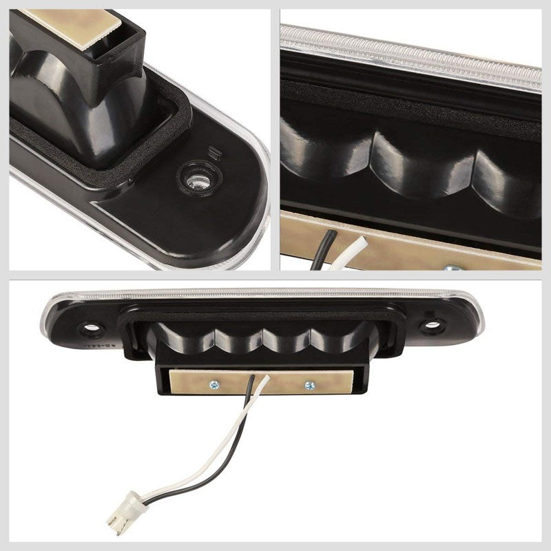 Black Housing Clear Len Third Brake LED Light For Jeep 99-04 Grand Cherokee WJ
