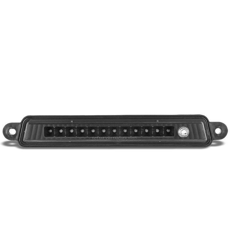 Black Housing Clear Lens LED Rear 3RD Third Brake Light Lamp For 05-15 Armada