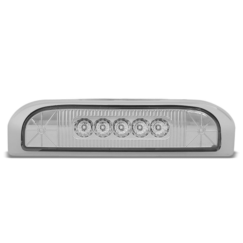 Chrome Housing/Clear Lens LED Rear Tail Third Brake Light For 09-14 Nissan Cube
