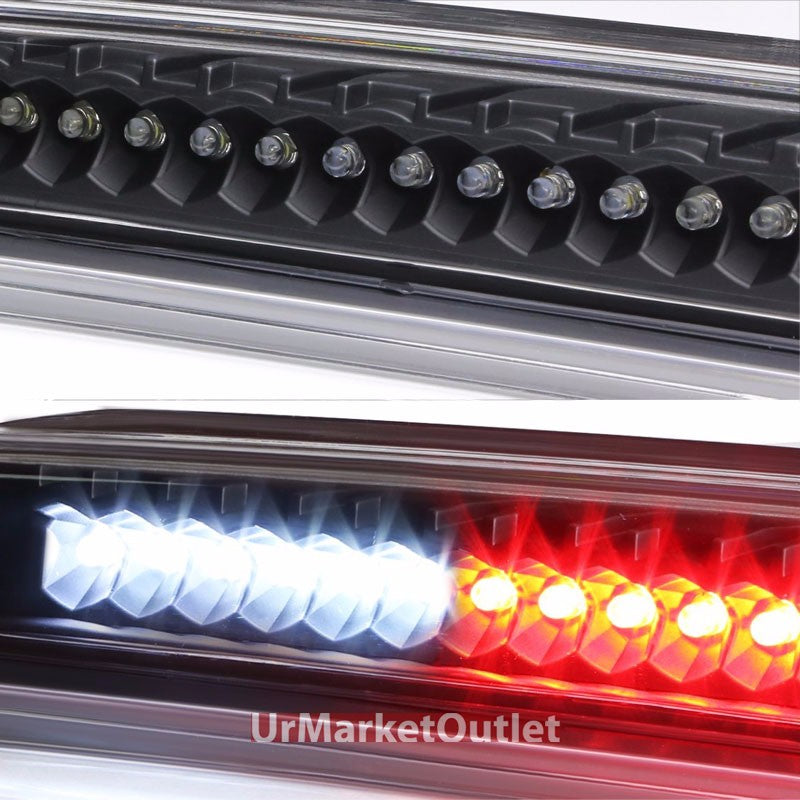 Black Housing Clear Len Third Brake LED Light For 04-14 Titan A60/Frontier D40