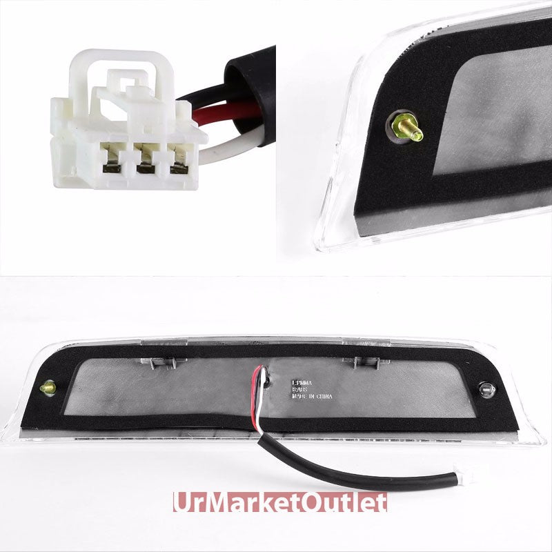 Chrome Housing Clear Len Third Brake LED Light For 04-14 Titan A60/Frontier D40