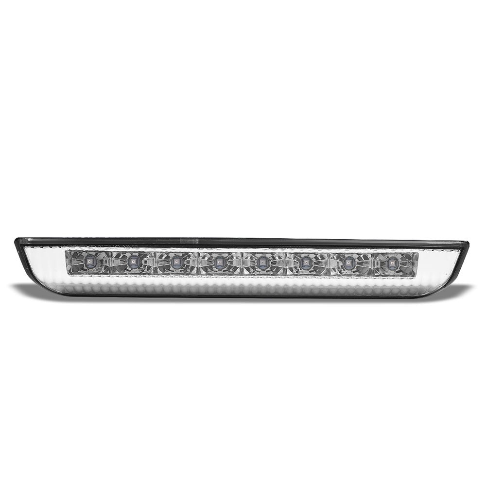 Chrome Housing/Clear Lens LED Rear Tail Third Brake Light For 14-20 Nissan Rogue