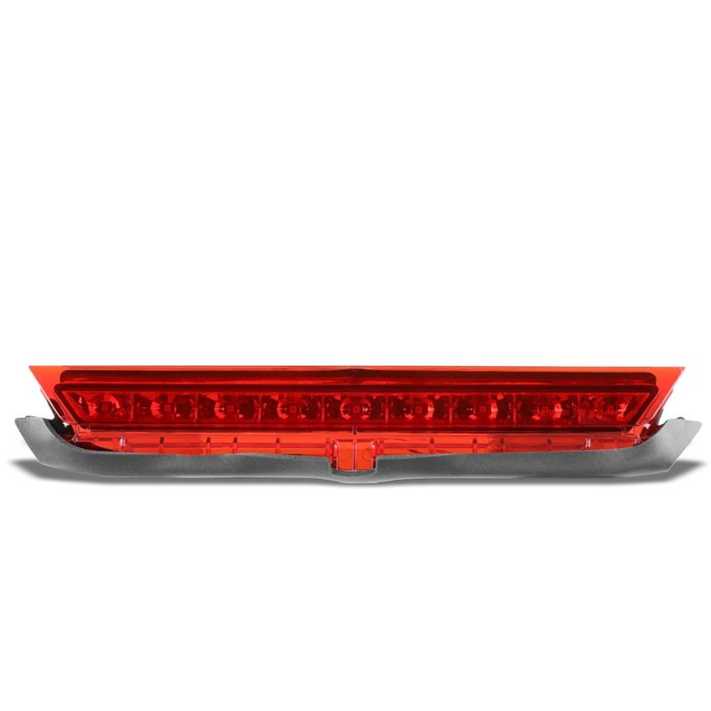 Chrome Housing Red Lens LED Rear 3RD Third Brake Light Lamp For 11-16 Scion tC