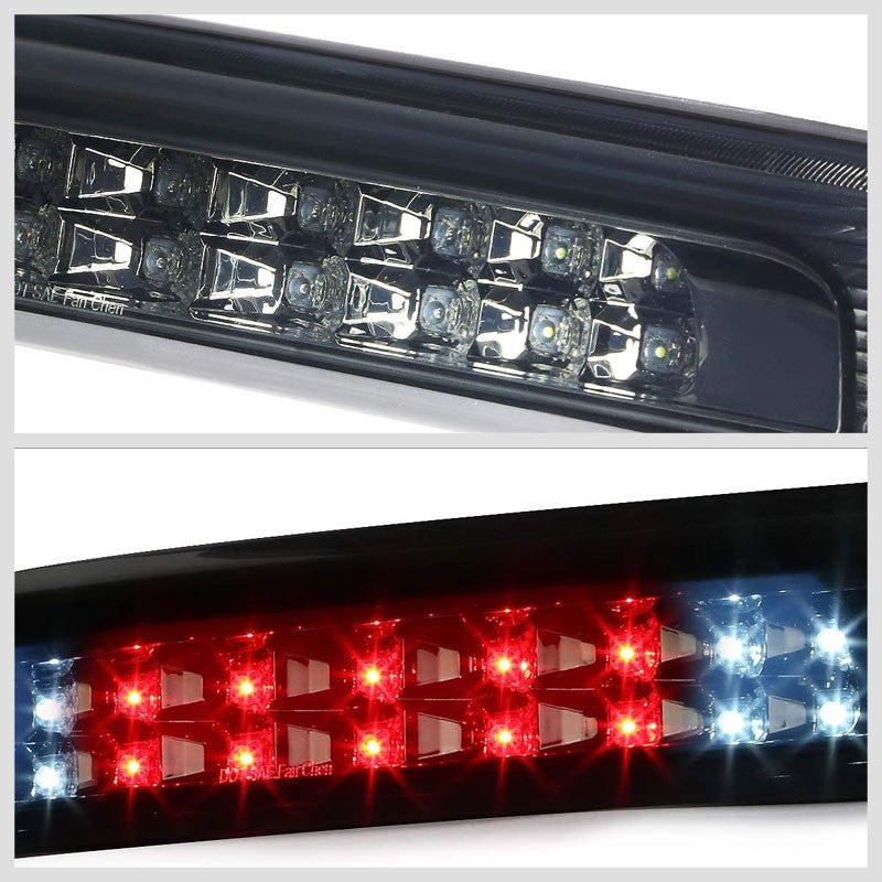 Smoke Third Brake/Reverse Red/White LED Cargo Light For 07-20 Toyota Tundra