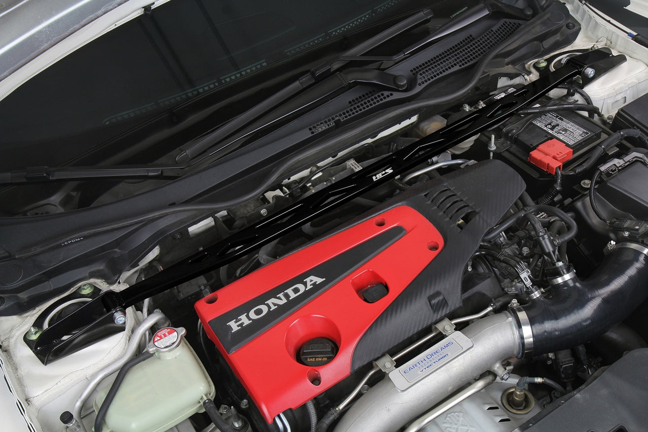 42-112GB HPS Black Strut Bar Tower Brace For 23+ Integra DE4 DE5 / 16+ Civic FC FK FE FL