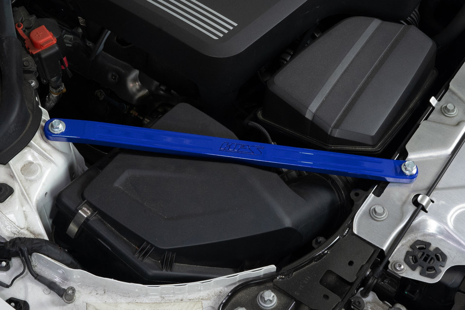 42-115BL HPS Blue Front Up Solid Strut Bar Tower Brace For 20-24 BMW M340i / 19-24 330i