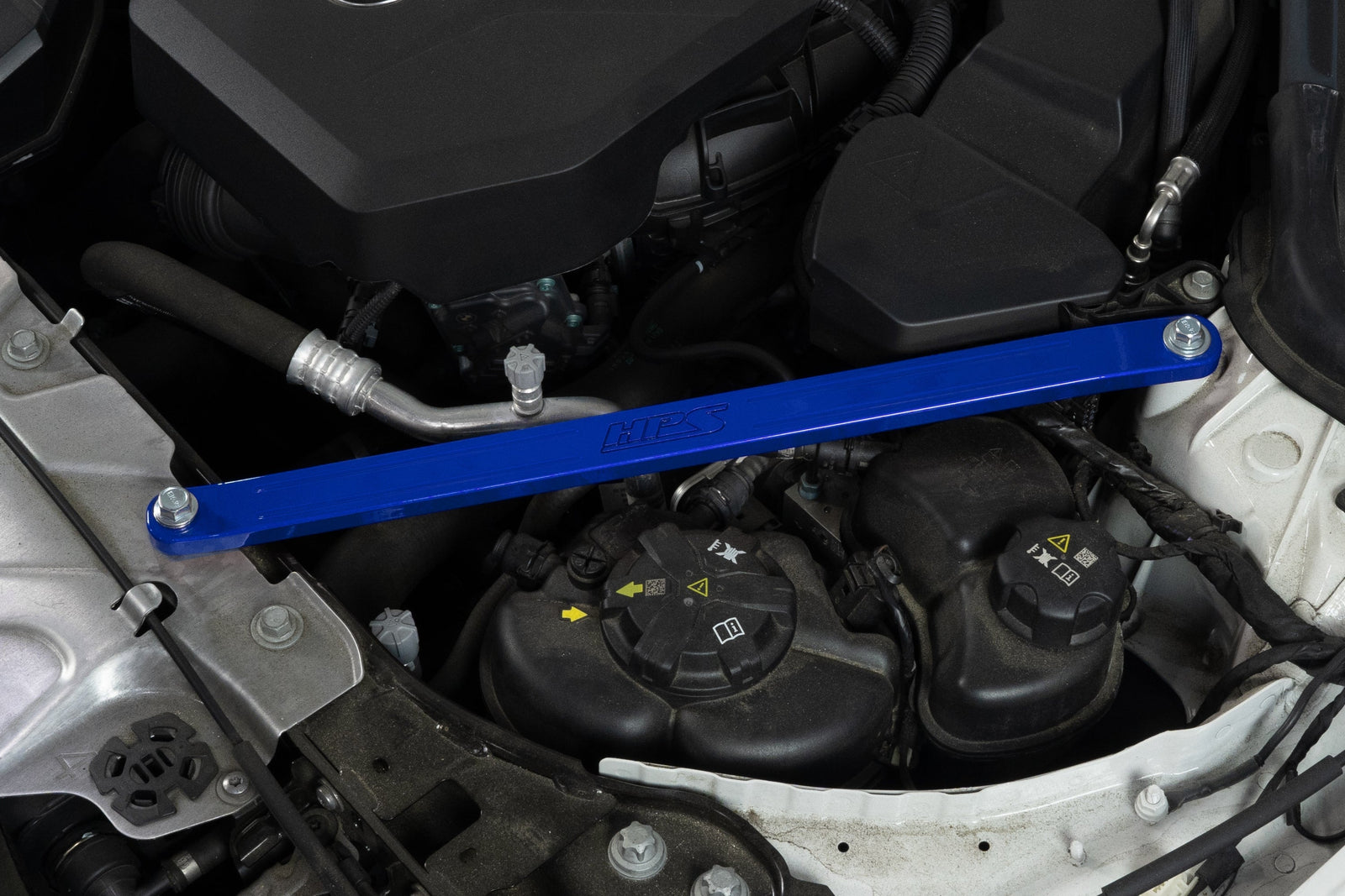 42-115BL HPS Blue Front Up Solid Strut Bar Tower Brace For 20-24 BMW M340i / 19-24 330i