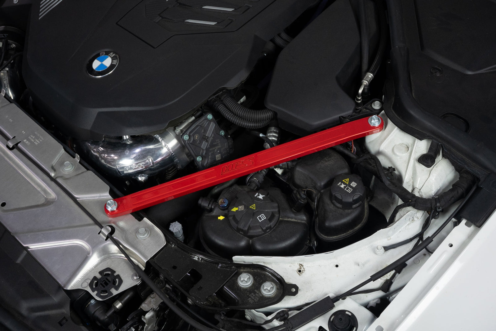 42-115R HPS Red Front Up Solid Strut Bar Tower Brace For 20-24 BMW M340i / 19-24 330i