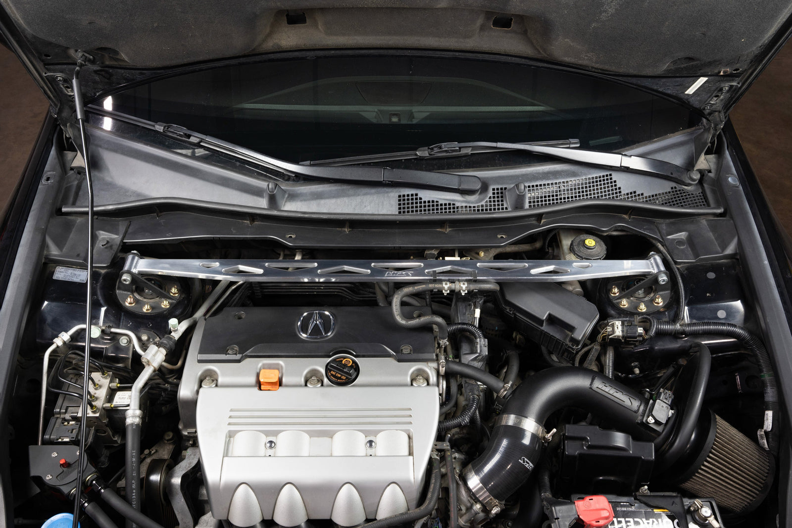 42-119P HPS Polish Front Upper Strut Bar Tower Brace For 09-14 Acura TSX CU2/4 CW2