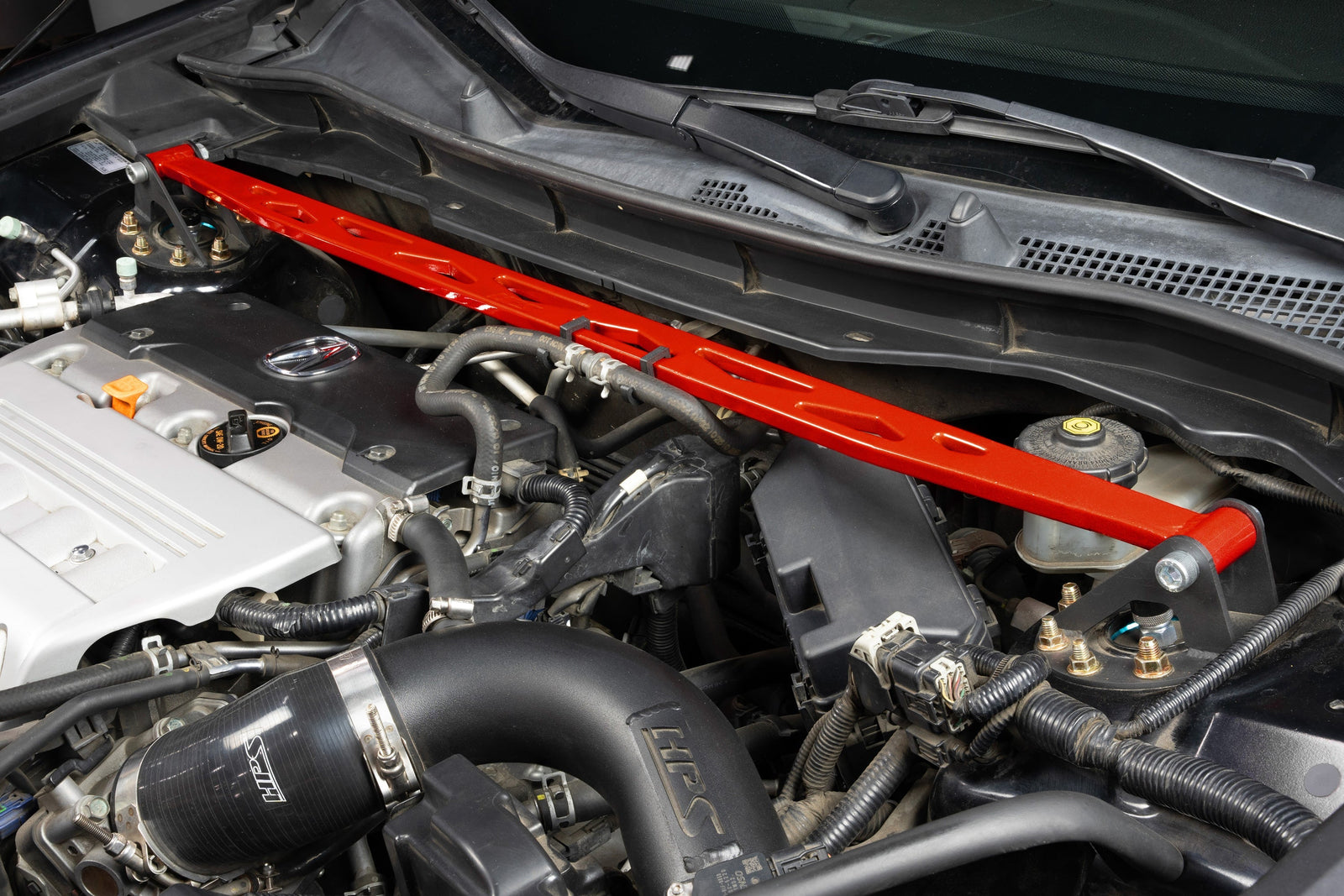 42-119R HPS Red Front Upper Strut Bar Tower Brace For 09-14 Acura TSX CU2/4 CW2