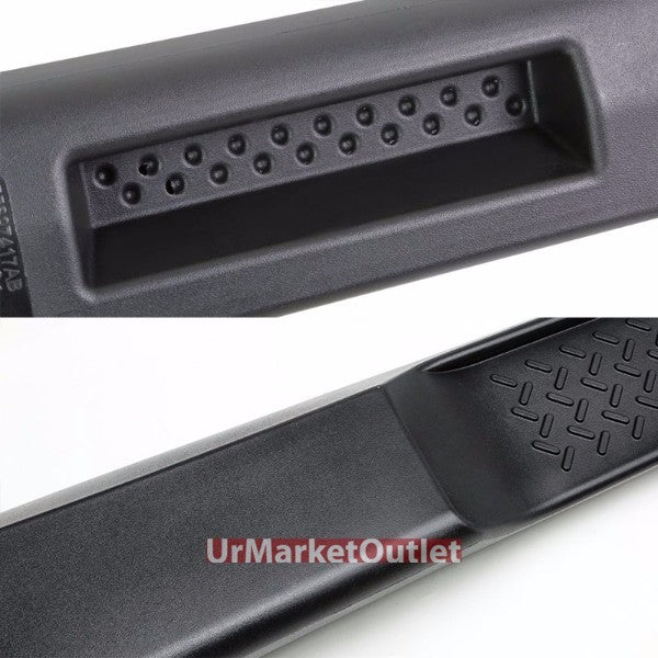 Factory Style Black Running Board Nerf Bar For 07-18 Jeep Wrangler 2-Door (JK)