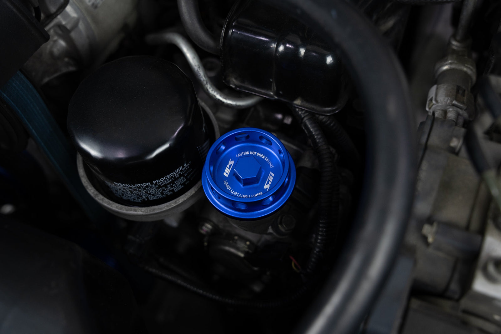 5269-106BL HPS Blue Billet Aluminum Engine Oil Filler Cap Cover For Saab Subaru 86 GR86
