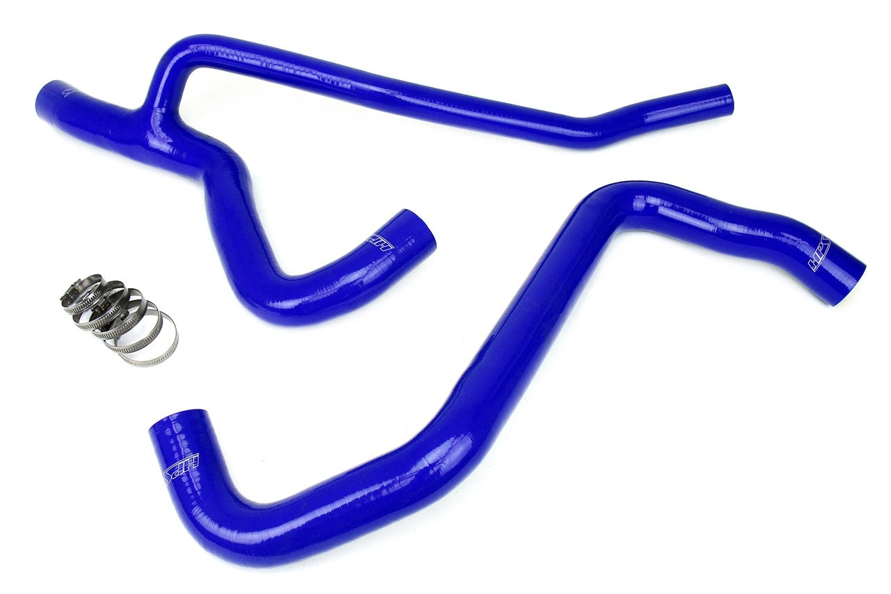 HPS Performance 57-1014-BLUE Silicone Radiator Coolant Hose Kit For 07-10 Ford Mustang GT V8