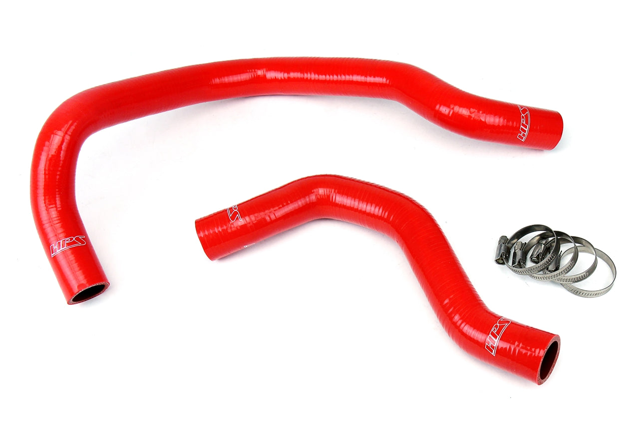 HPS Performance 57-1016-RED Silicone Radiator Coolant Hose Kit For 88-91 Honda Civic CRX with B16 Swap