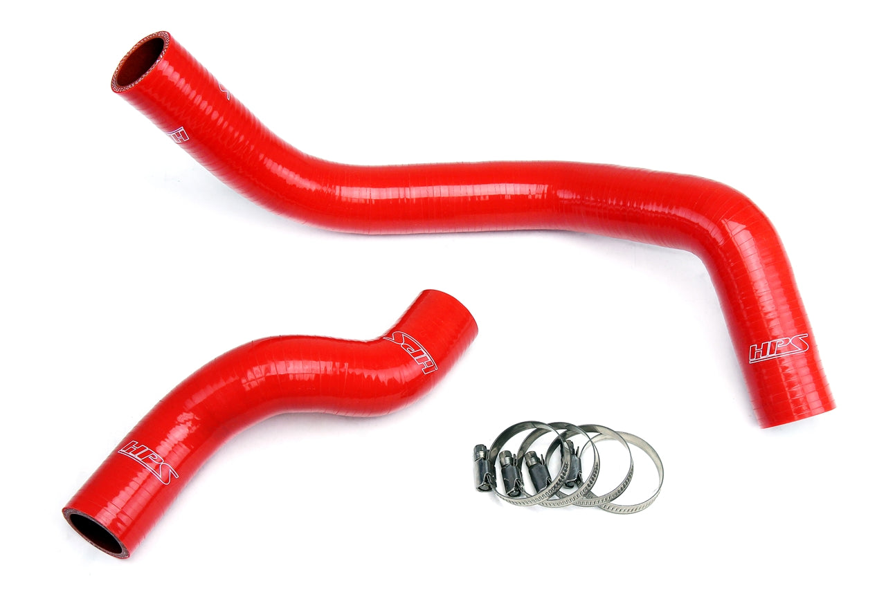 HPS Performance 57-1045-RED Silicone Radiator Coolant Hose Kit For 89-98 Nissan 240SX with SR20DET