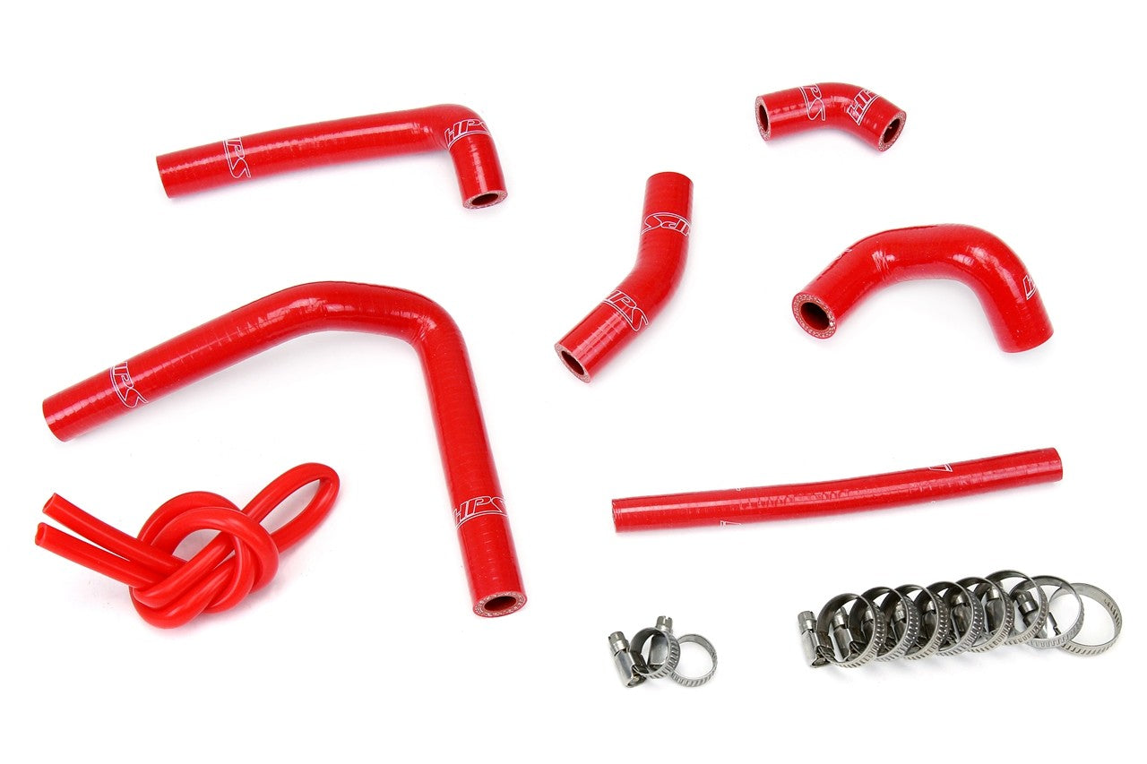 HPS Performance 57-1233-RED Silicone Radiator Coolant Hose Kit For 02-07 Honda CR250R