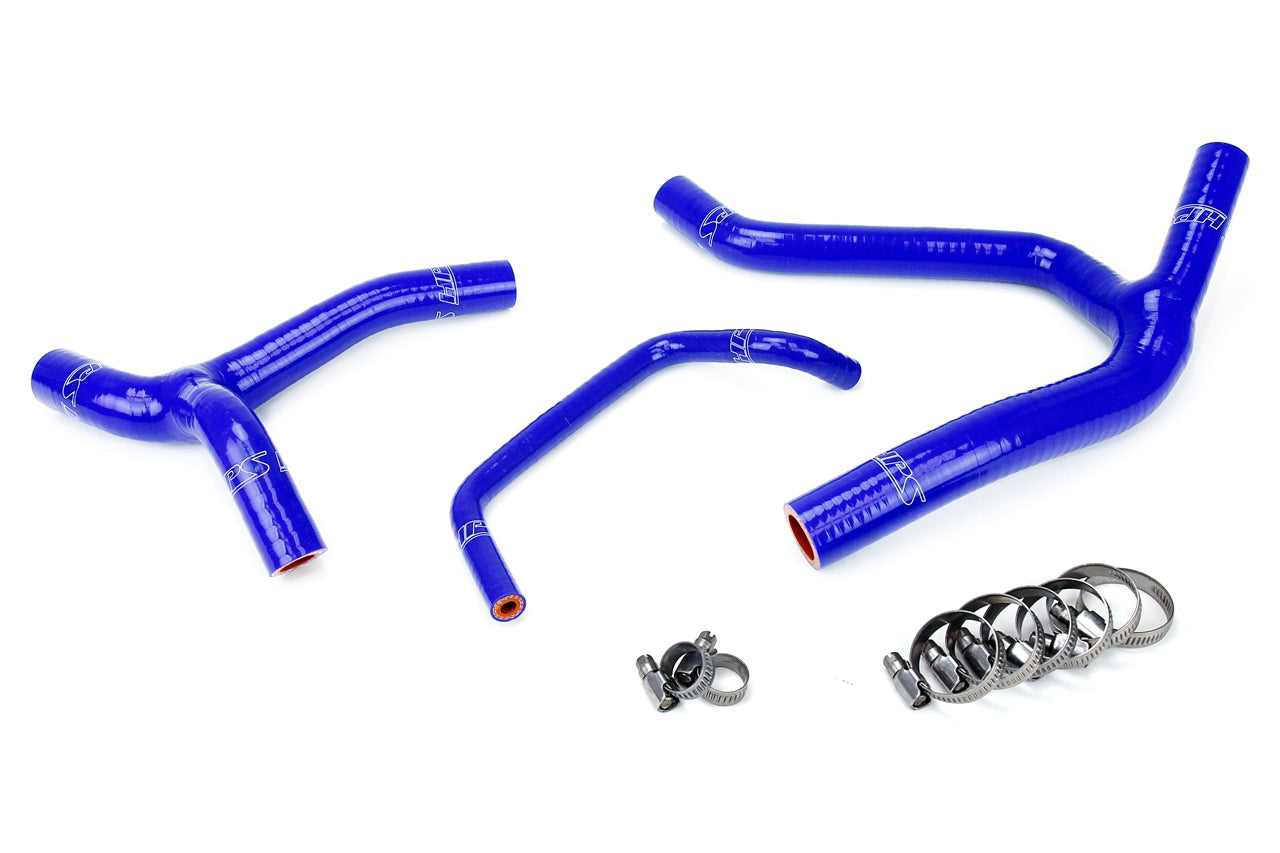 HPS Performance 57-1244-BLUE Silicone Radiator Coolant Hose Kit For 06-08 Kawasaki KX450F