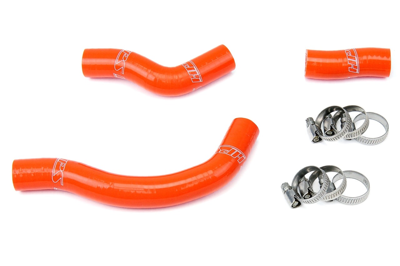 HPS Performance 57-1250-ORG Silicone Radiator Coolant Hose Kit For 07-10 KTM 450SXF / 07-07 450SXSF