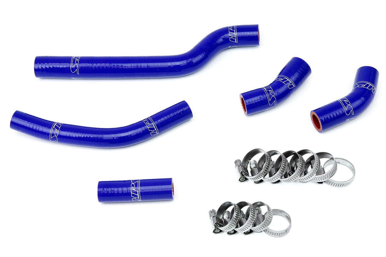 HPS Performance 57-1260-BLUE Silicone Radiator Coolant Hose Kit For 06 Yamaha YZ250F / 07-09 WR250F