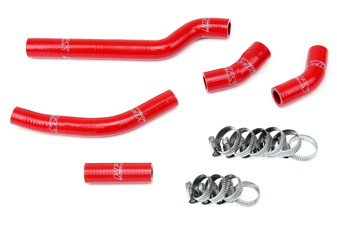 HPS Performance 57-1260-RED Silicone Radiator Coolant Hose Kit For 06 Yamaha YZ250F / 07-09 WR250F