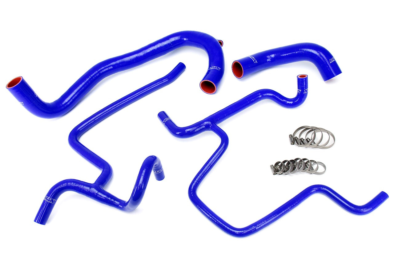 HPS Performance 57-1328-BLUE Silicone Radiator Coolant Hose Kit For 11-13 Chrysler 300C / Dodge Challenger Charger SRT8 6.4L V8